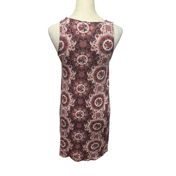 Boho Festival‎ Sleeveless Mini Dress Aeropostale Cutout Mandala Print S - Picture 4 of 7